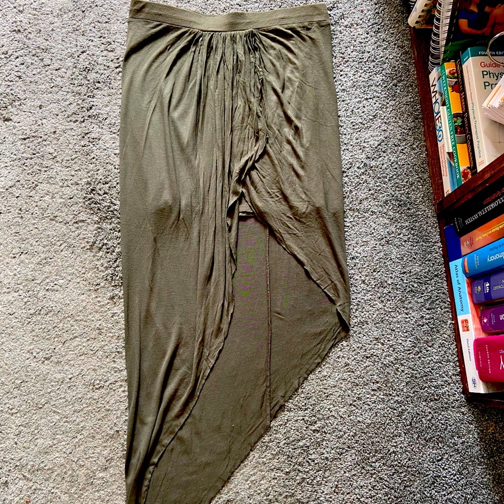 Express Asymmetrical Body Con Skirt